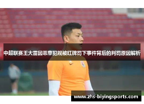 中超联赛王大雷因恶意犯规被红牌罚下事件背后的判罚原因解析